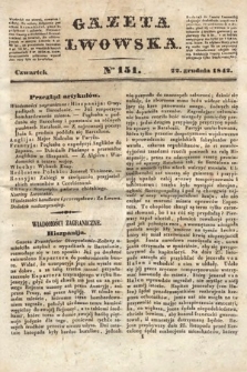 Gazeta Lwowska. 1842, nr 151