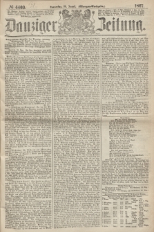 Danziger Zeitung. 1867, № 4409 (29 August) - (Morgen=Ausgabe.)