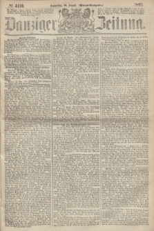 Danziger Zeitung. 1867, № 4410 (29 August) - (Abend=Ausgabe.)