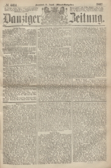 Danziger Zeitung. 1867, № 4414 (31 August) - (Abend=Ausgabe.)