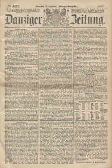Danziger Zeitung. 1867, № 4457 (26 September) - (Morgen=Ausgabe.)