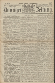 Danziger Zeitung. 1867, № 4498 (19 October) - (Abend=Ausgabe.) + dod.