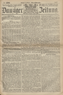Danziger Zeitung. 1867, № 4500 (21 October) - (Abend=Ausgabe.)