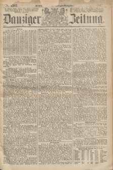 Danziger Zeitung. 1867, № 4503 ([23 October]) - (Morgen=Ausgabe.)