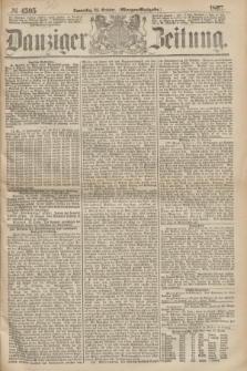 Danziger Zeitung. 1867, № 4505 (24 October) - (Morgen=Ausgabe.)
