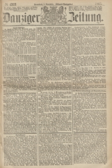 Danziger Zeitung. 1867, № 4522 (2 November) - (Abend=Ausgabe.)