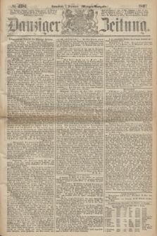 Danziger Zeitung. 1867, № 4581 (7 December) - (Morgen=Ausgabe.)
