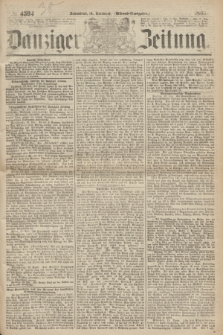 Danziger Zeitung. 1867, № 4594 (14 December) - (Abend=Ausgabe.) + dod.