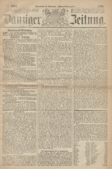 Danziger Zeitung. 1867, № 4614 (28 December) - (Abend=Ausgabe.) + dod.