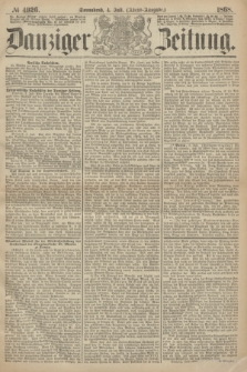 Danziger Zeitung. 1868, № 4926 (4 Juli) - (Abend-Ausgabe.)
