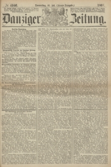 Danziger Zeitung. 1868, № 4946 (16 Juli) - (Abend-Ausgabe.)