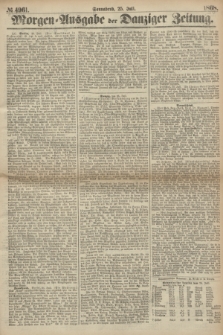 Morgen=Ausgabe der Danziger Zeitung. 1868, № 4961 (25 Juli)