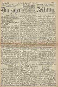 Danziger Zeitung. 1868, № 4976 (3 August) - (Abend-Ausgabe.)