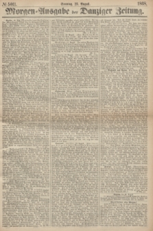 Morgen=Ausgabe der Danziger Zeitung. 1868, № 5011 (23 August)