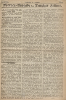 Morgen=Ausgabe der Danziger Zeitung. 1868, № 5230 (31 December)