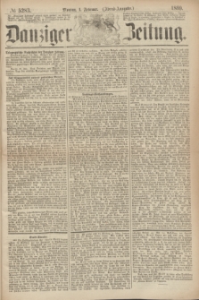 Danziger Zeitung. 1869, № 5283 (1 Februar) - (Abend-Ausgabe.)