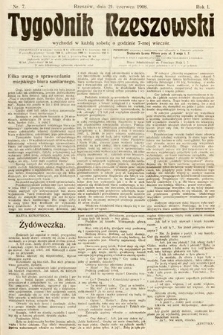 Tygodnik Rzeszowski. 1908, nr 7