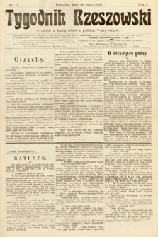 Tygodnik Rzeszowski. 1908, nr 12