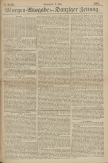 Morgen=Ausgabe der Danziger Zeitung. 1869, № 5430 (1 Mai)