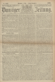 Danziger Zeitung. 1869, № 5437 (5 Mai) - (Abend-Ausgabe.)