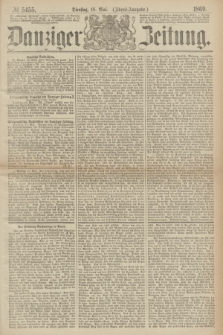 Danziger Zeitung. 1869, № 5455 (18 Mai) - (Abend-Ausgabe.)