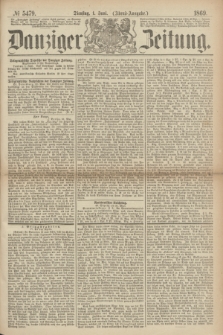 Danziger Zeitung. 1869, № 5479 (1 Juni) - (Abend-Ausgabe.)