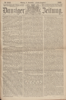 Danziger Zeitung. 1869, № 5645 (6 September) - (Abend-Ausgabe.)