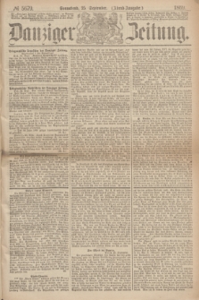 Danziger Zeitung. 1869, № 5679 (25 September) - (Abend-Ausgabe.)