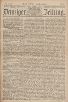Danziger Zeitung. 1869, № 5689 (1 October) - (Abend-Ausgabe.)