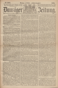 Danziger Zeitung. 1869, № 5693 (4 Oktober) - (Abend-Ausgabe.)