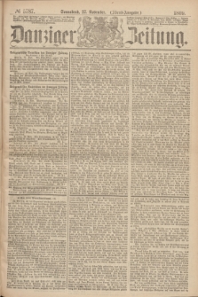 Danziger Zeitung. 1869, № 5787 (27 November) - (Abend-Ausgabe.)