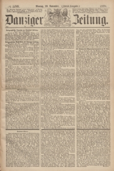 Danziger Zeitung. 1869, № 5789 (29 November) - (Abend-Ausgabe.)