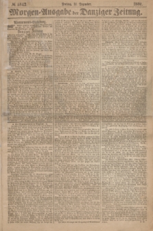 Morgen=Ausgabe der Danziger Zeitung. 1869, № 5842 (31 Dezember)
