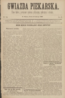 Gwiazda Piekarska : pismo ludowe, poświęcone sprawom politycznym, społecznym i oświecie. 1889, nr 13