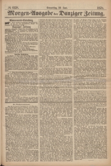 Morgen=Ausgabe der Danziger Zeitung. 1870, № 6128 (23 Juni)