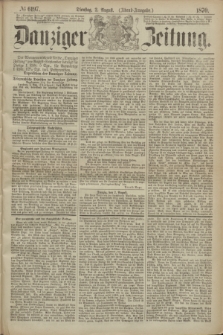 Danziger Zeitung. 1870, № 6197 (2 August) - (Abend-Ausgabe.)