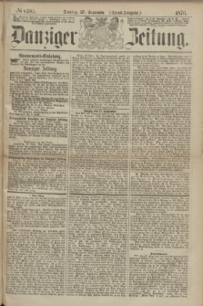 Danziger Zeitung. 1870, № 6293 (27 September) - (Abend-Ausgabe.)