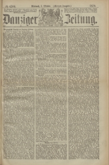 Danziger Zeitung. 1870, № 6306 (5 Oktober) - (Morgen-Ausgabe.)