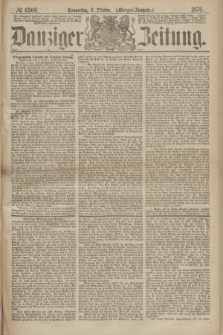 Danziger Zeitung. 1870, № 6308 (6 Oktober) - (Morgen-Ausgabe.)