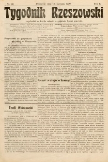 Tygodnik Rzeszowski. 1909, nr 30