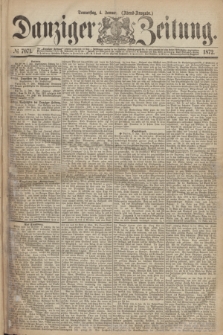 Danziger Zeitung. 1872, № 7071 (4 Januar) - (Abend=Ausgabe.)