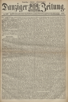 Danziger Zeitung. 1872, № 7119 (1 Februar) - (Abend=Ausgabe.)