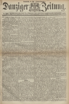 Danziger Zeitung. 1872, № 7295 (18 Mai) - (Abend-Ausgabe.)