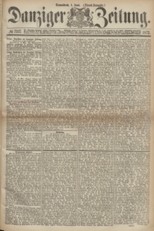 Danziger Zeitung. 1872, № 7317 (1 Juni) - (Abend-Ausgabe.)