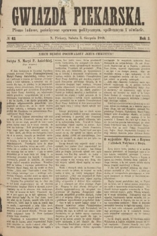 Gwiazda Piekarska : pismo ludowe, poświęcone sprawom politycznym, społecznym i oświecie. 1889, nr 62