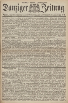 Danziger Zeitung. 1872, № 7485 (7 September) - (Abend-Ausgabe.)