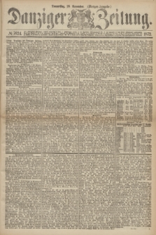 Danziger Zeitung. 1872, № 7624 (28 November) - (Morgen=Ausgabe.)