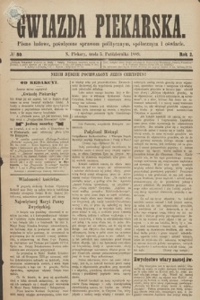 Gwiazda Piekarska : pismo ludowe, poświęcone sprawom politycznym, społecznym i oświecie. 1889, nr 80