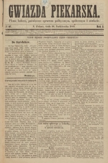 Gwiazda Piekarska : pismo ludowe, poświęcone sprawom politycznym, społecznym i oświecie. 1889, nr 87
