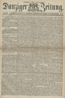 Danziger Zeitung. 1873, № 7958 (19 Juni) - (Abend-Ausgabe.) + dod.